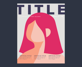 Elegant Magazine Cover About Beauty