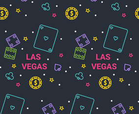 Las Vegas Pattern Vector