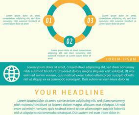 Awesome Modern Business Flyer Template Vectors