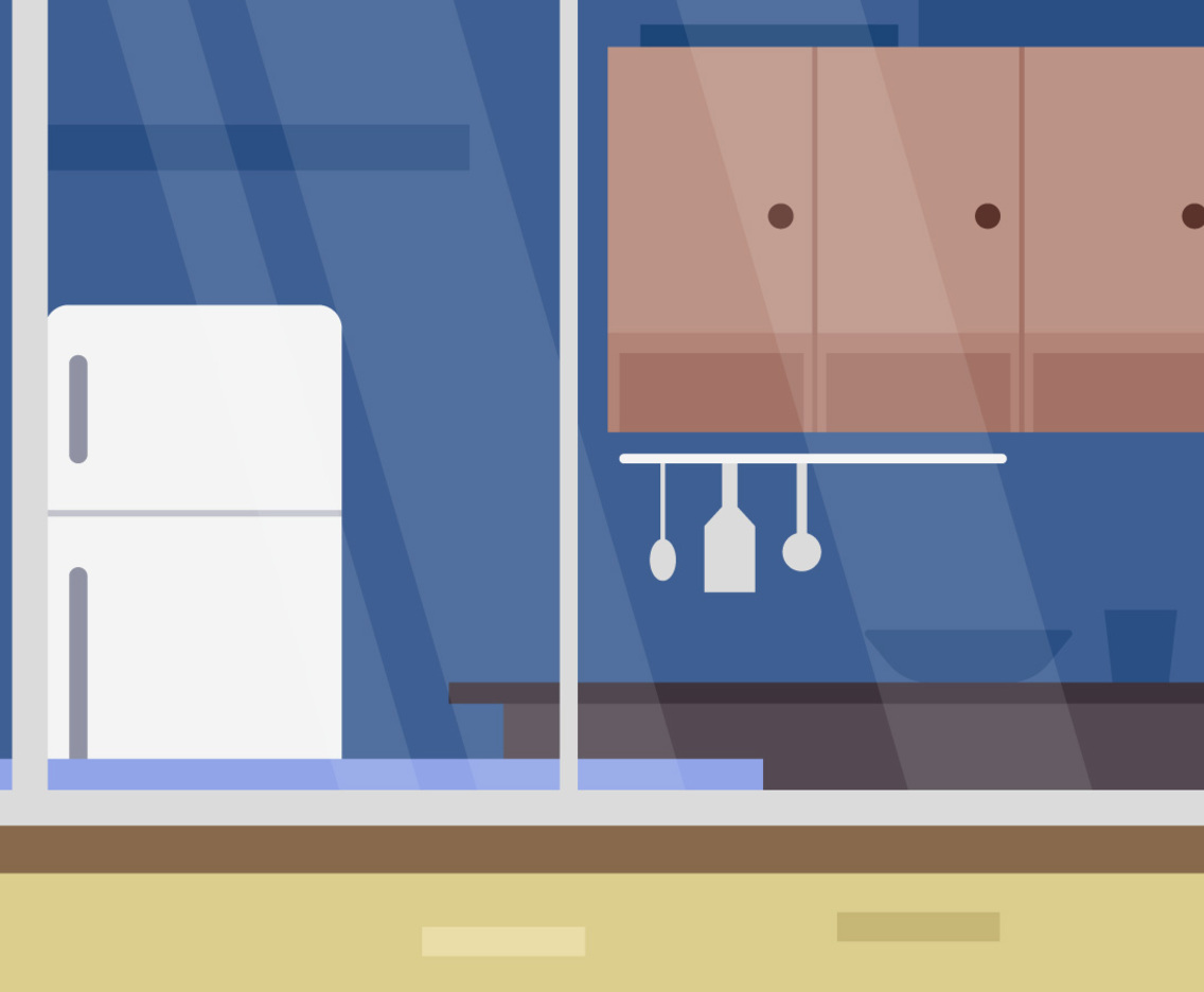 Unique Kitchen Window View Vectors