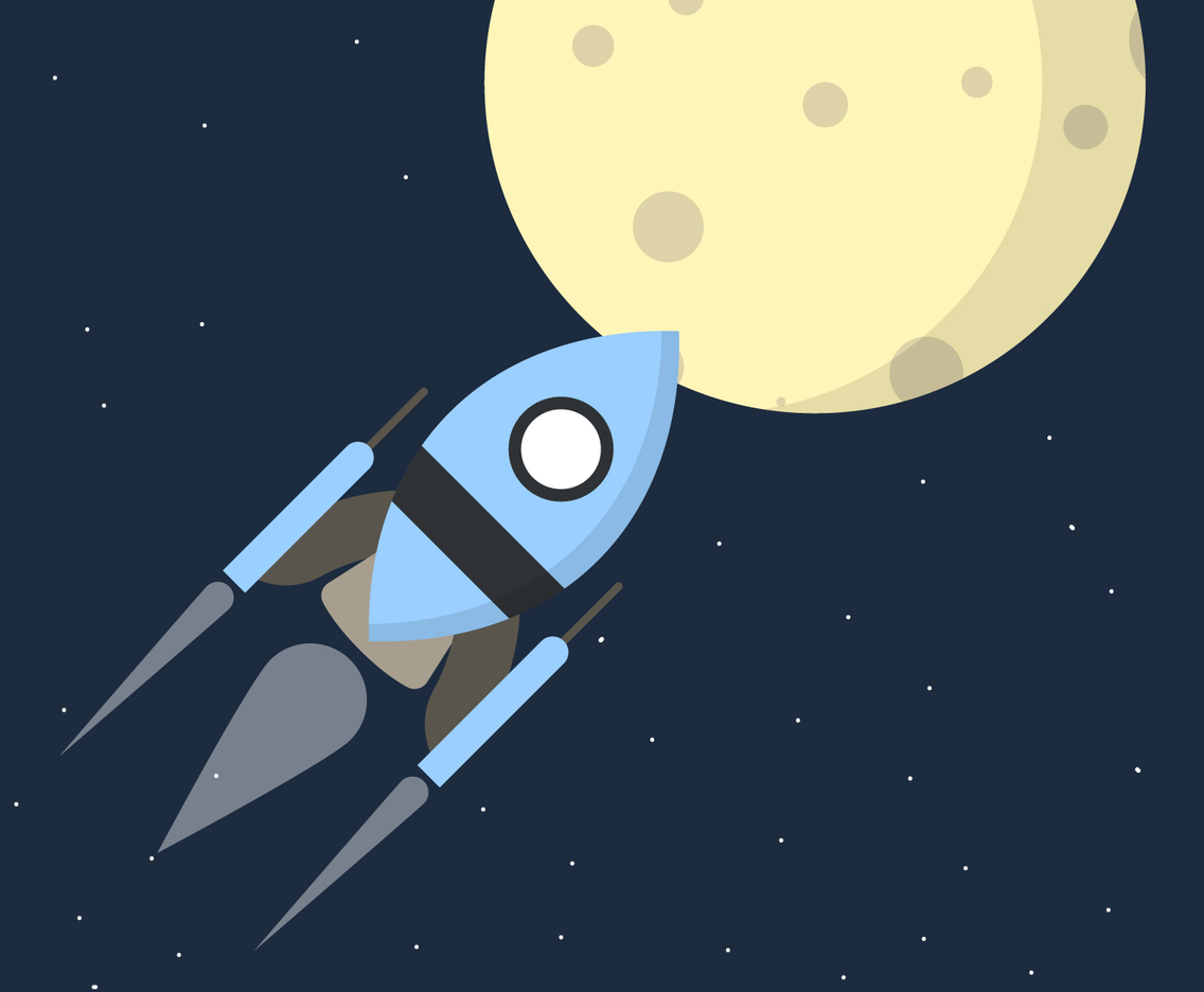 Unique Moon Travel Poster Vectors