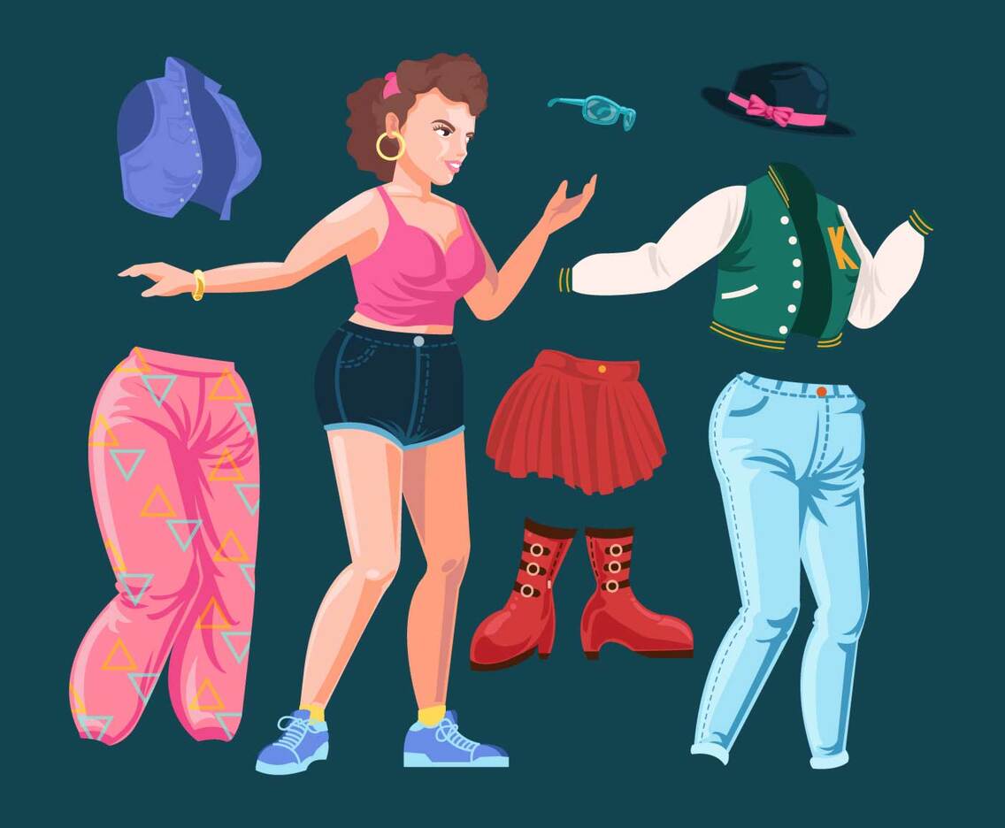 80's Vintage Paper Doll