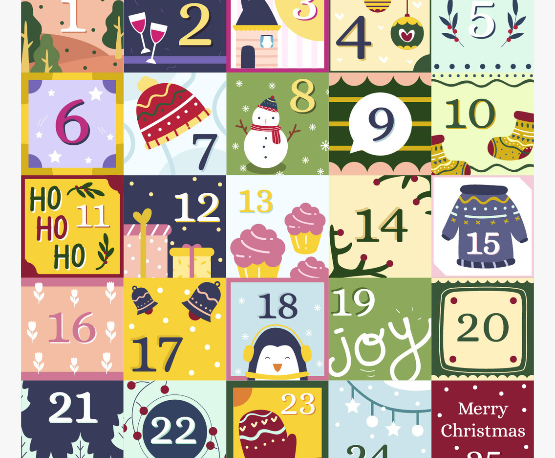 Advent Calendar Vector