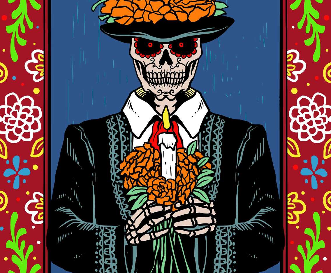 Day Of The Dead Illustration