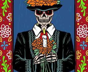 Day Of The Dead Illustration