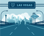 Las Vegas  Vector Illustration