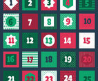 Christmas Advent Calendar Printable Tags Collection