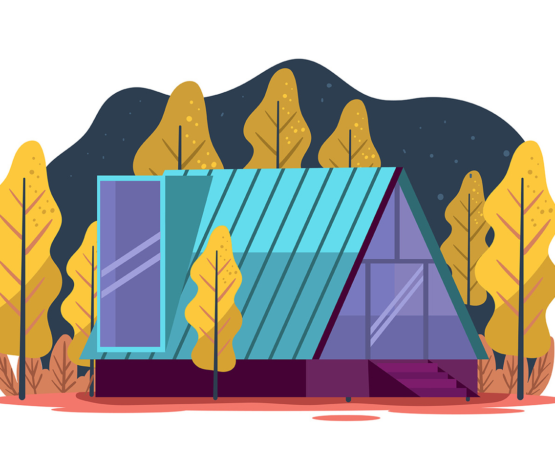 Modern Cabin in the Woods