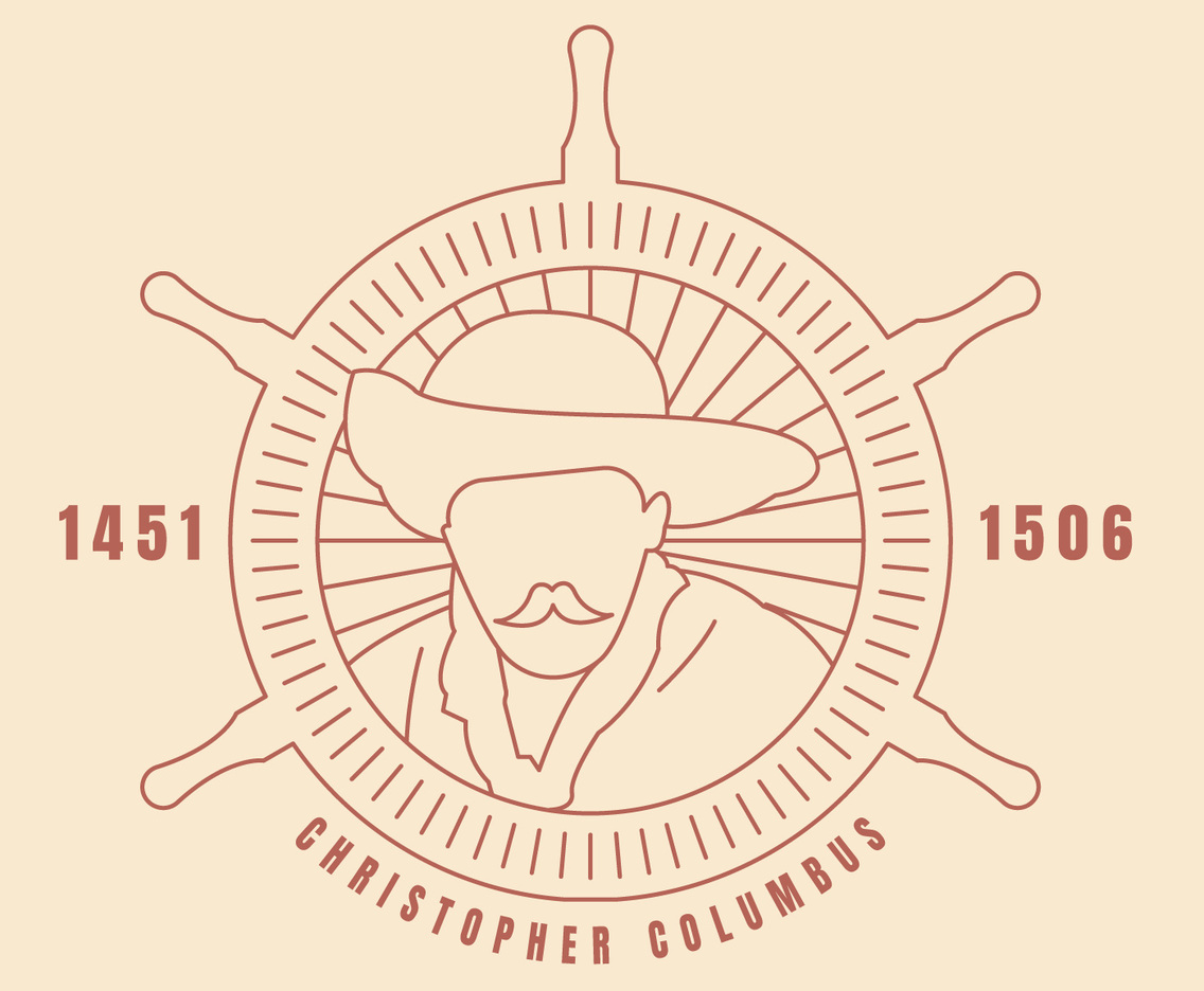 Funky Christopher Columbus Vectors
