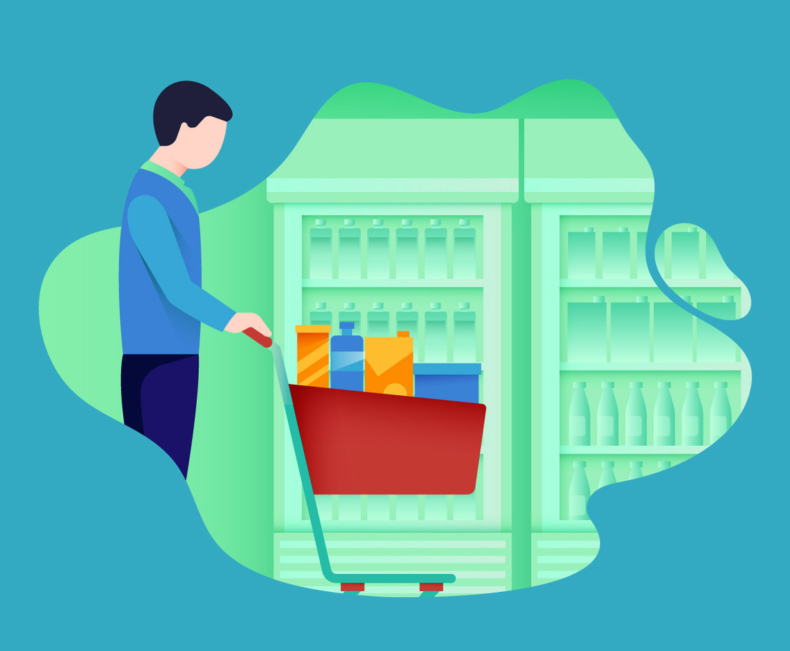 Woman Grocery Shopping