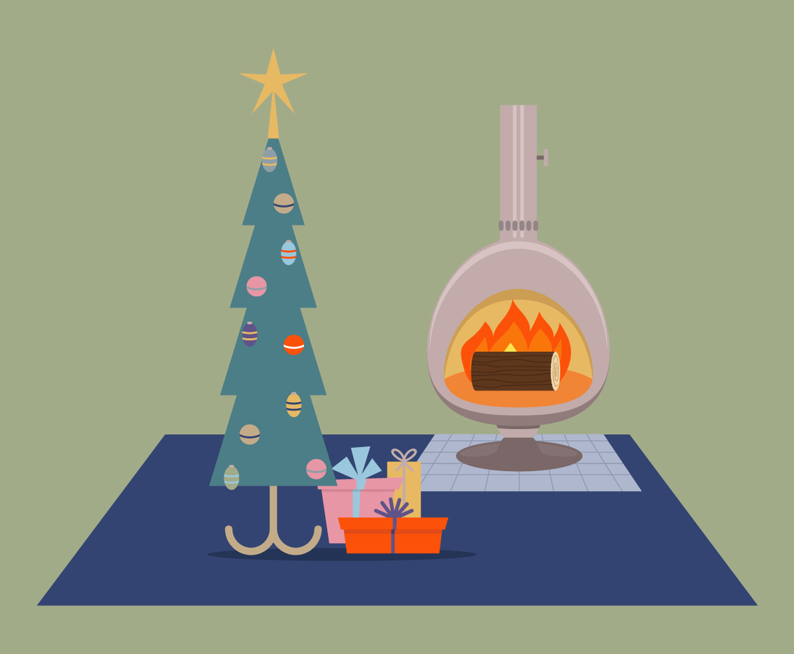 Christmas Tree Retro