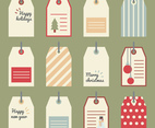 Colorful Christmas Gift Tags