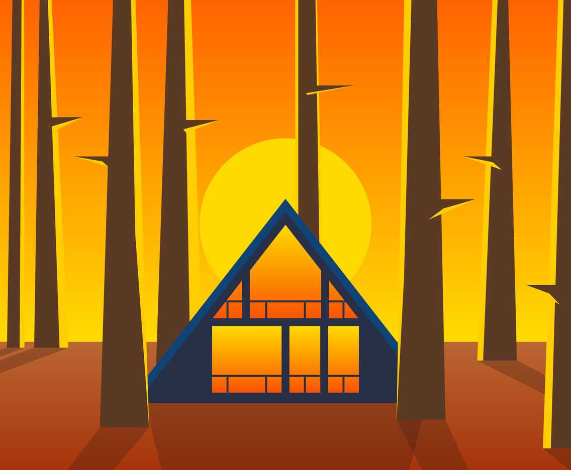 Modern Cabin In The Woods