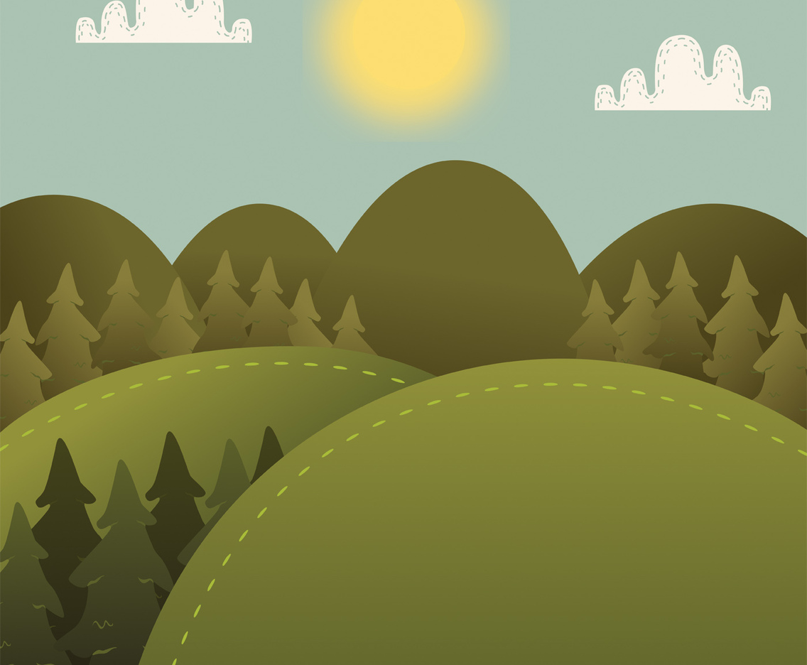 Mountain View Vector Design