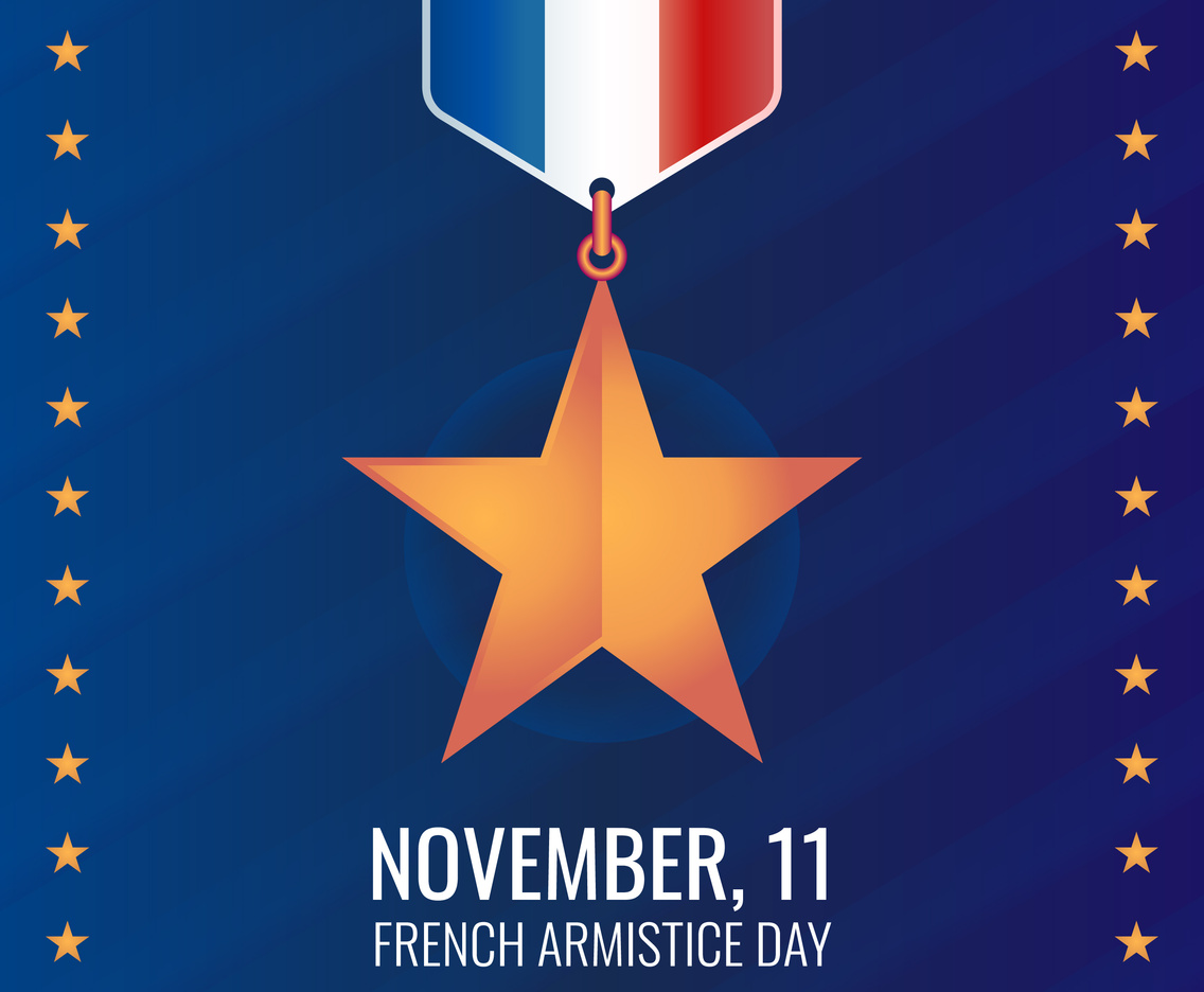 French Star Reward Armistice Day Celebration