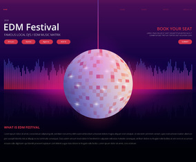 Retro Party and Gathering Poster Template