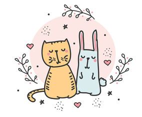 Animal Friends Vector