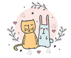 Animal Friends Vector