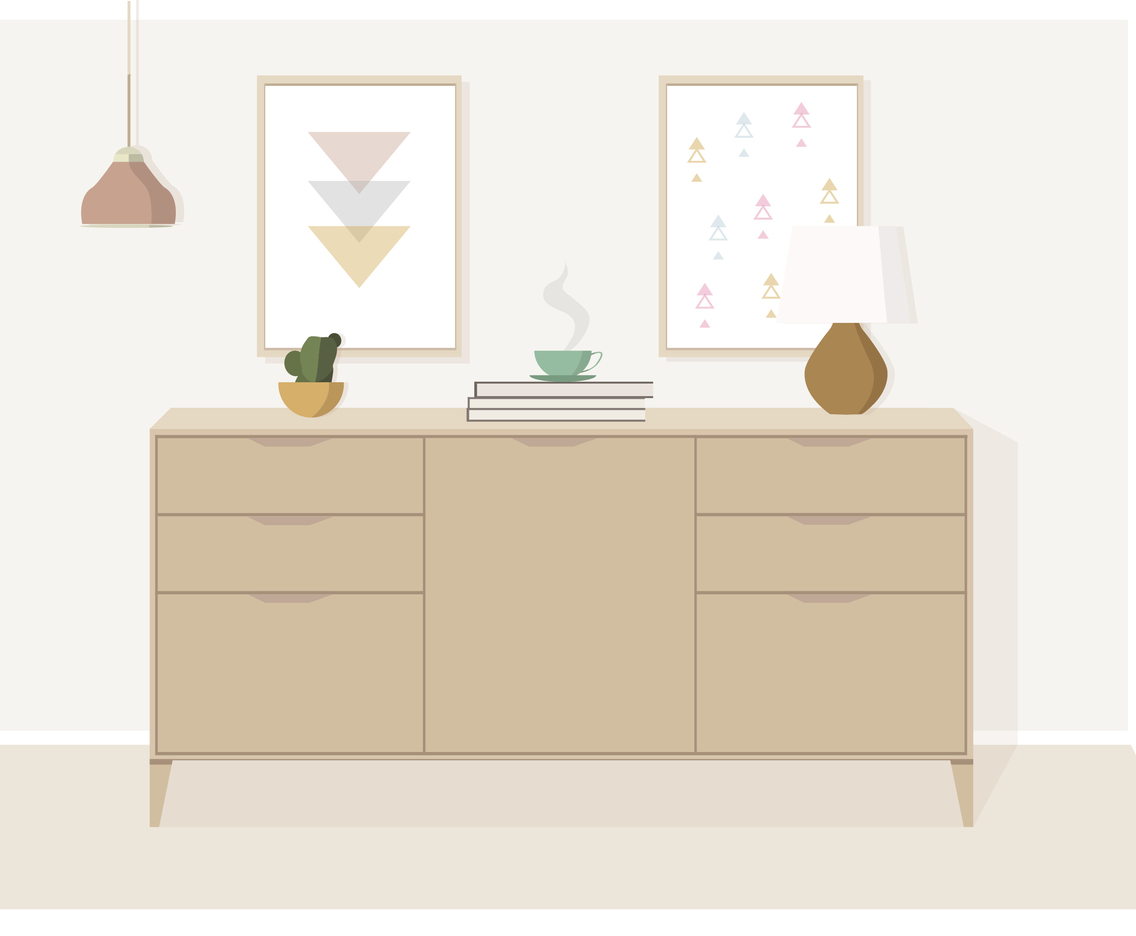 Vector Modern Interior Illustration