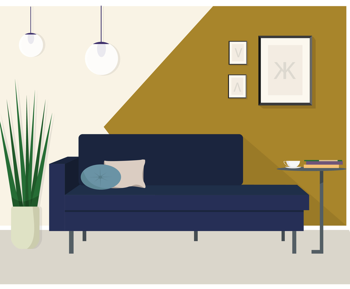 Vector Modern Interior Illustration