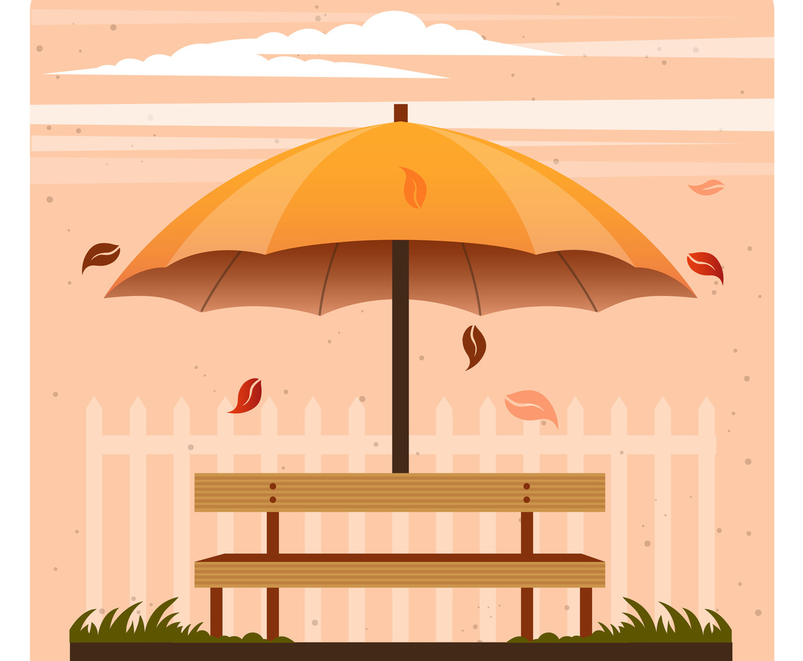 Vector Halloween Background Illustration