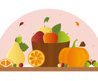 Vector Autumn Elements and Illustration