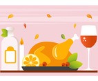 Thanksgiving Background Illustration