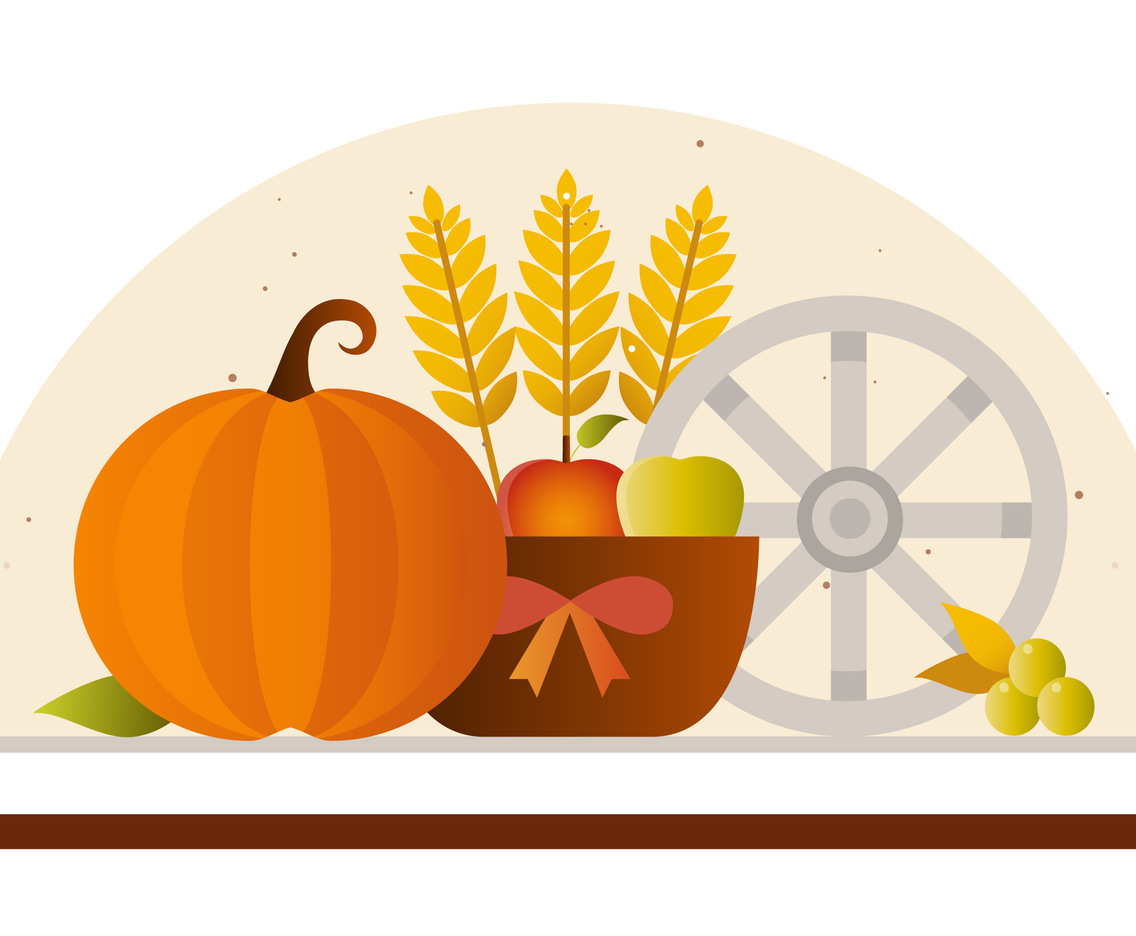 Thanksgiving Background Illustration