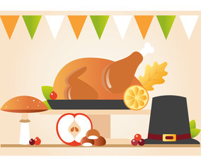 Thanksgiving  Background Illustration