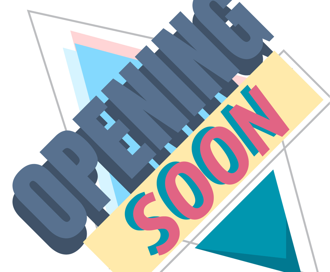 Opening Soon Sign