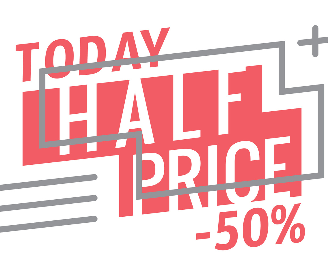 Today Half Price