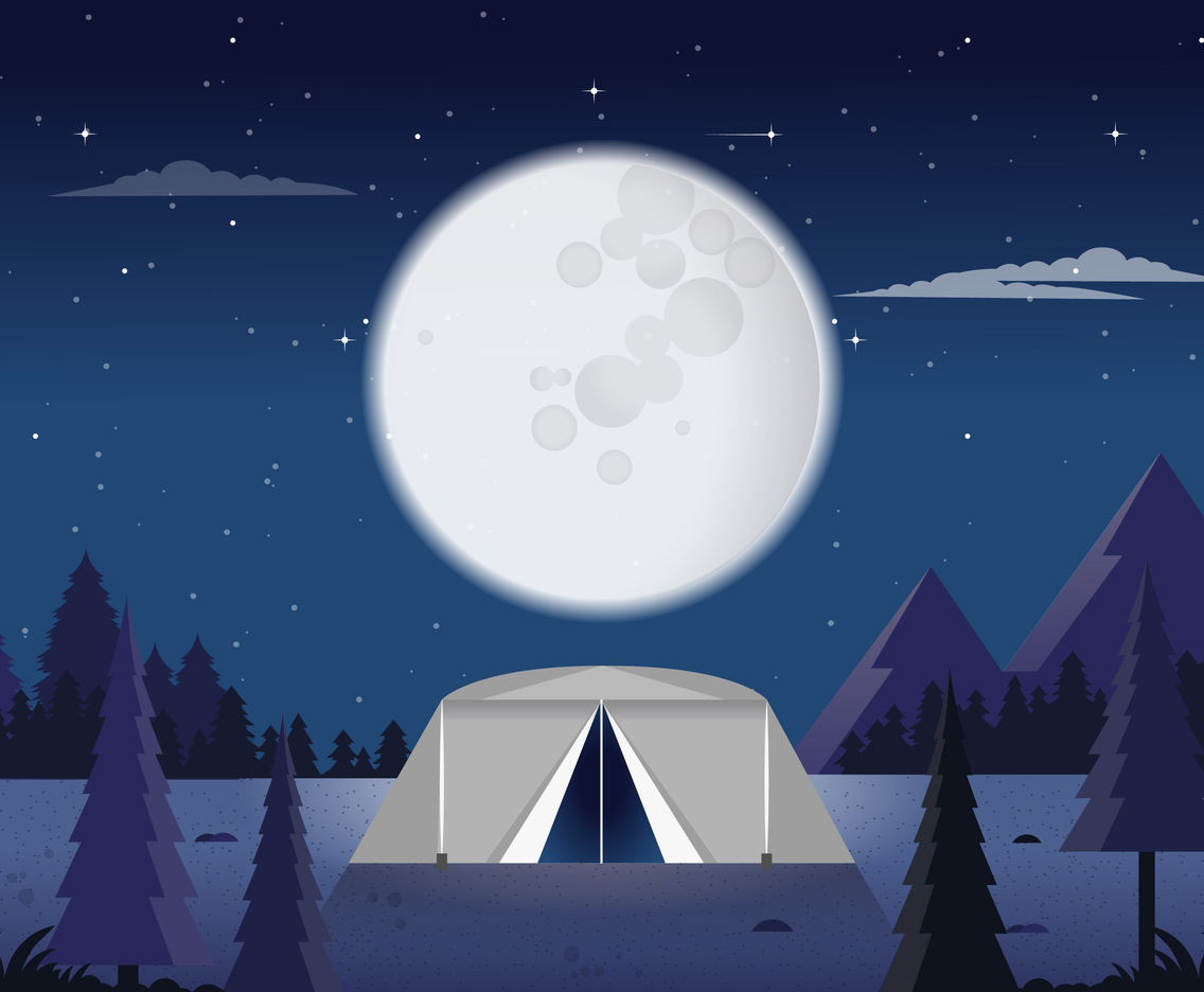 Vector Beautiful Landscape Illustration