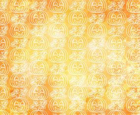 Vector Halloween Pumpkin Seamless Pattern