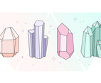 Crystals Vector
