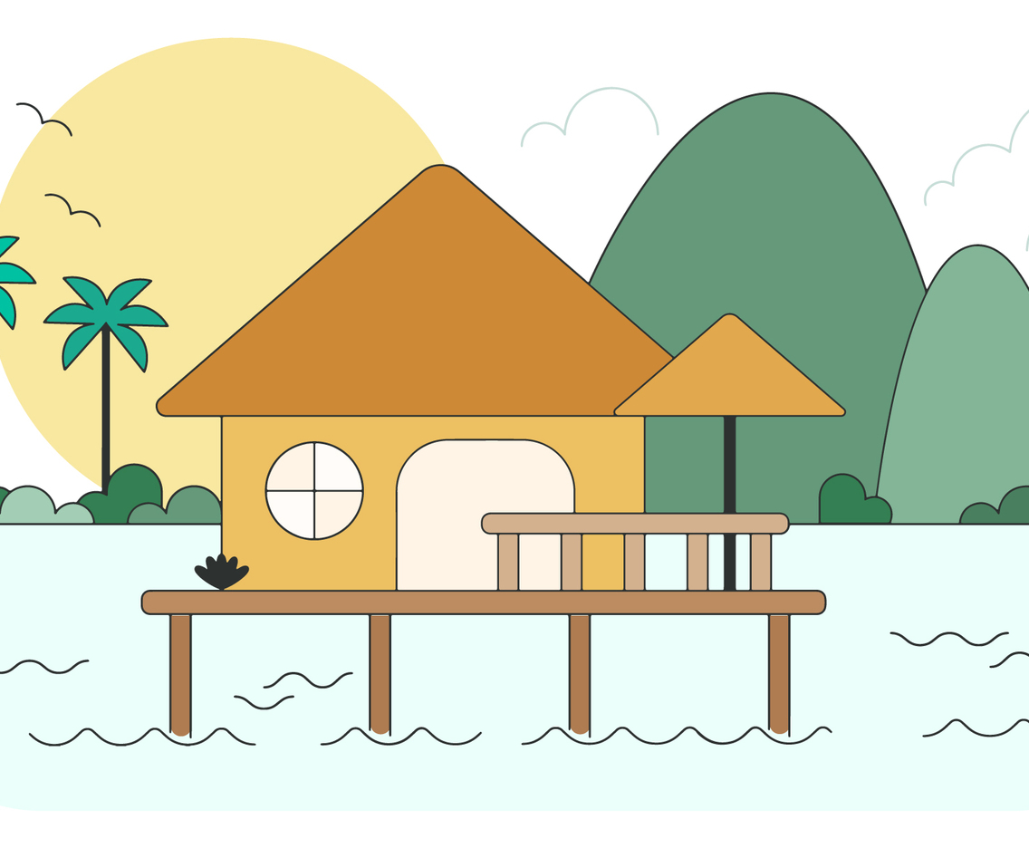 Bungalow Vector