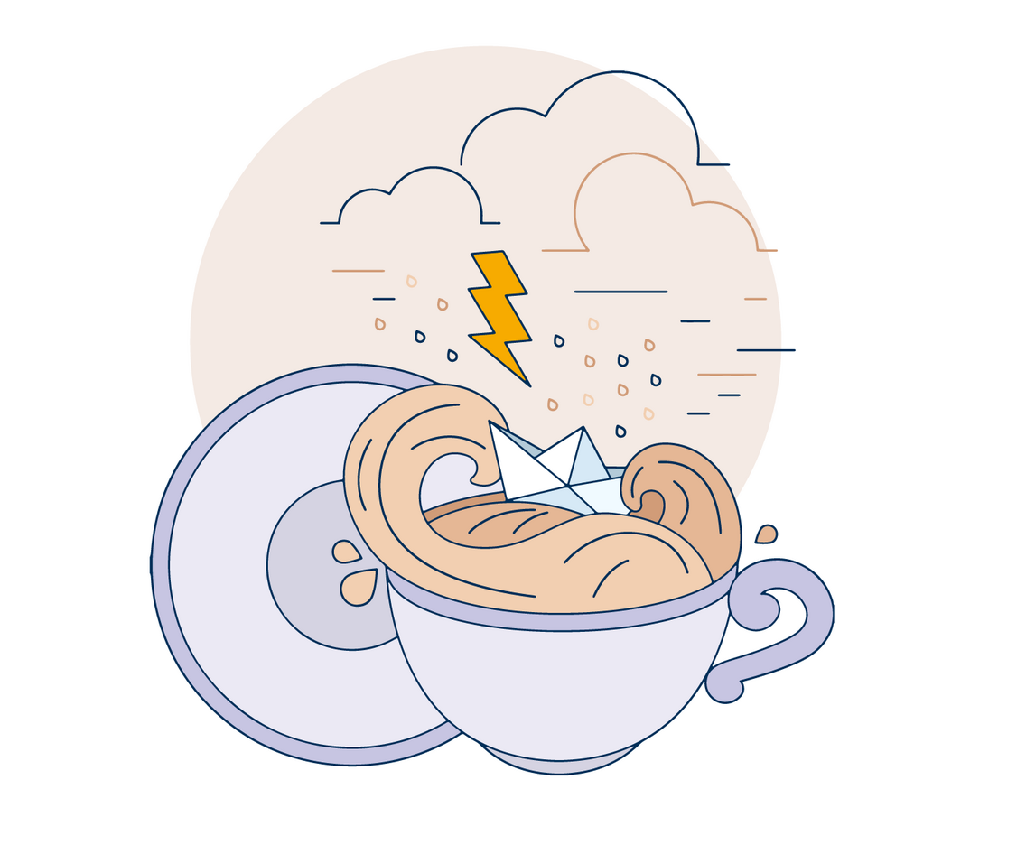 Relaxing Tea Vector