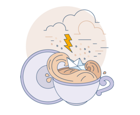 Relaxing Tea Vector