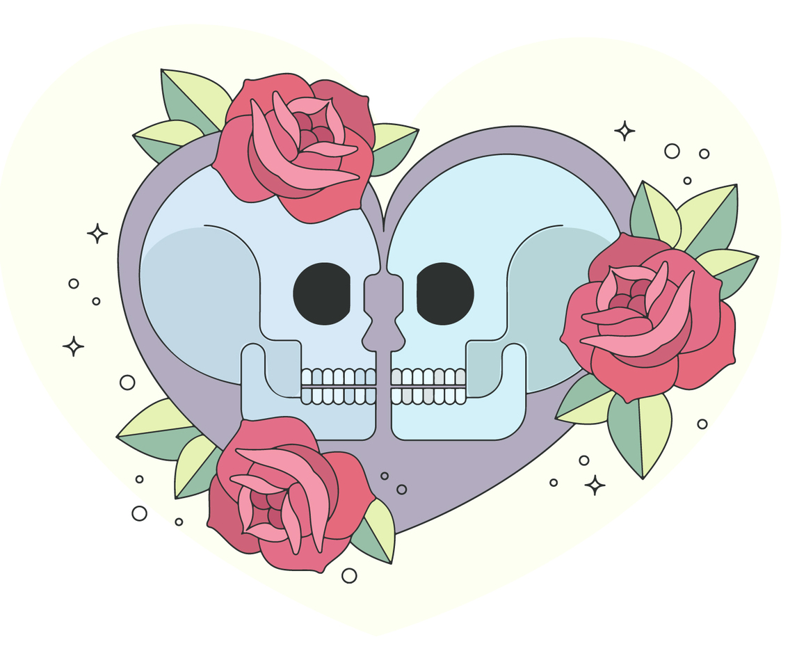 Love To The Bone Vector