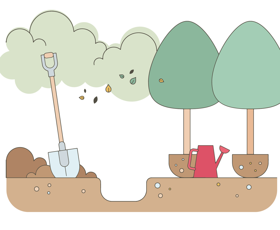 Afforestation Vector