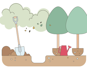 Afforestation Vector