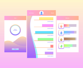 Observation Diagram Charts Ui Kit Vector