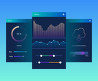 Setting Diagram Charts Ui Kit Vector