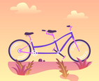 Tandem Bike Vector