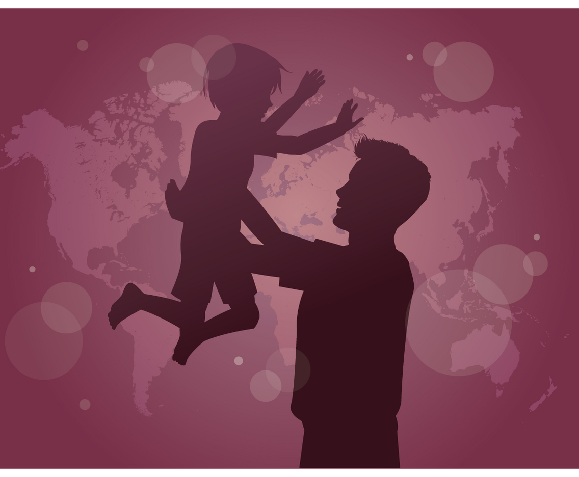 International Adoption Awareness Father Son