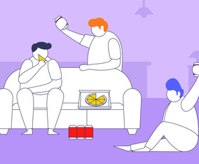 Funky Parties And Gatherings Vectors