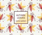 Autumn Leaves Vector Pattern