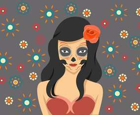 Day Of The Dead Vector Illustration