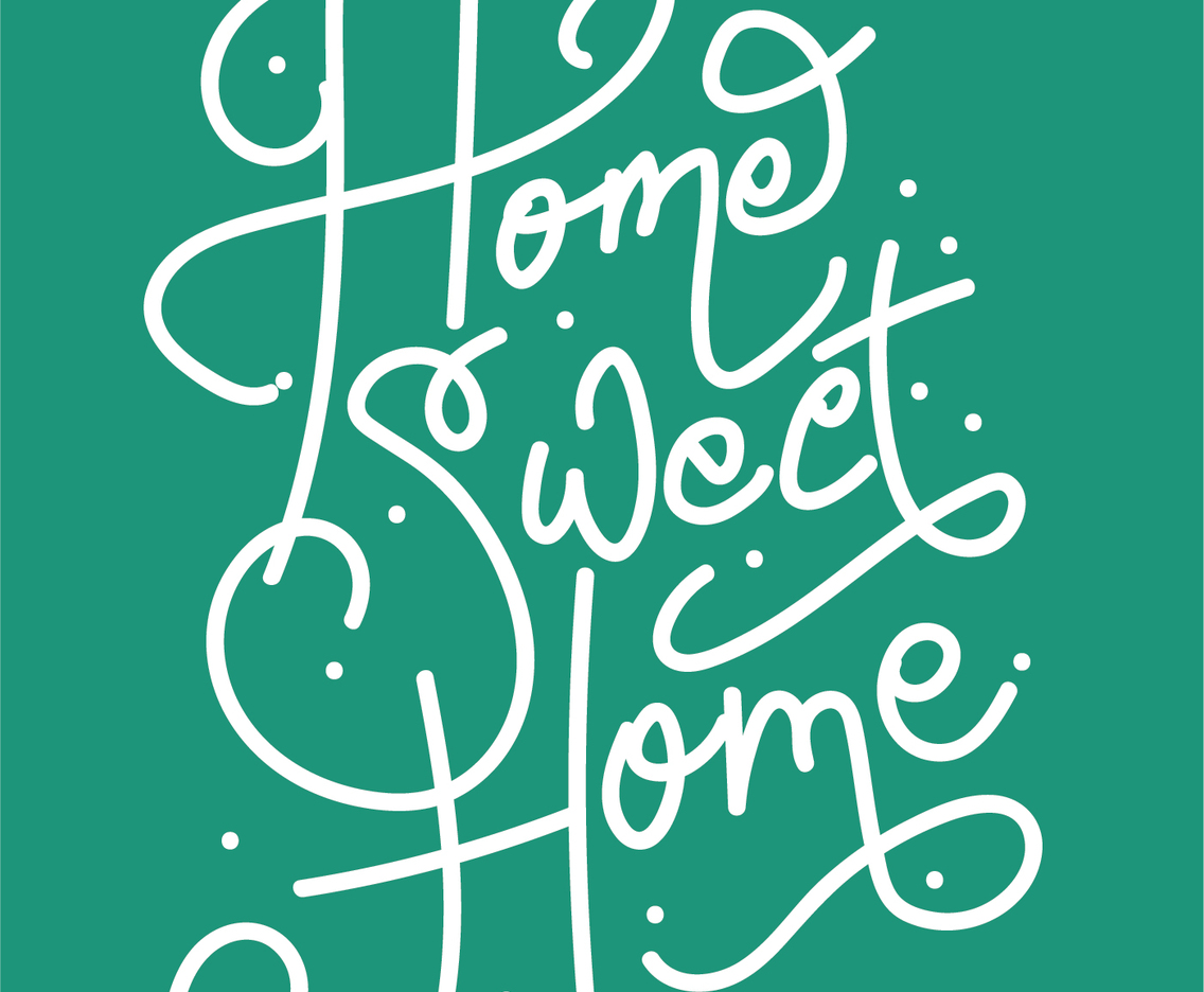 Home sweet home poster