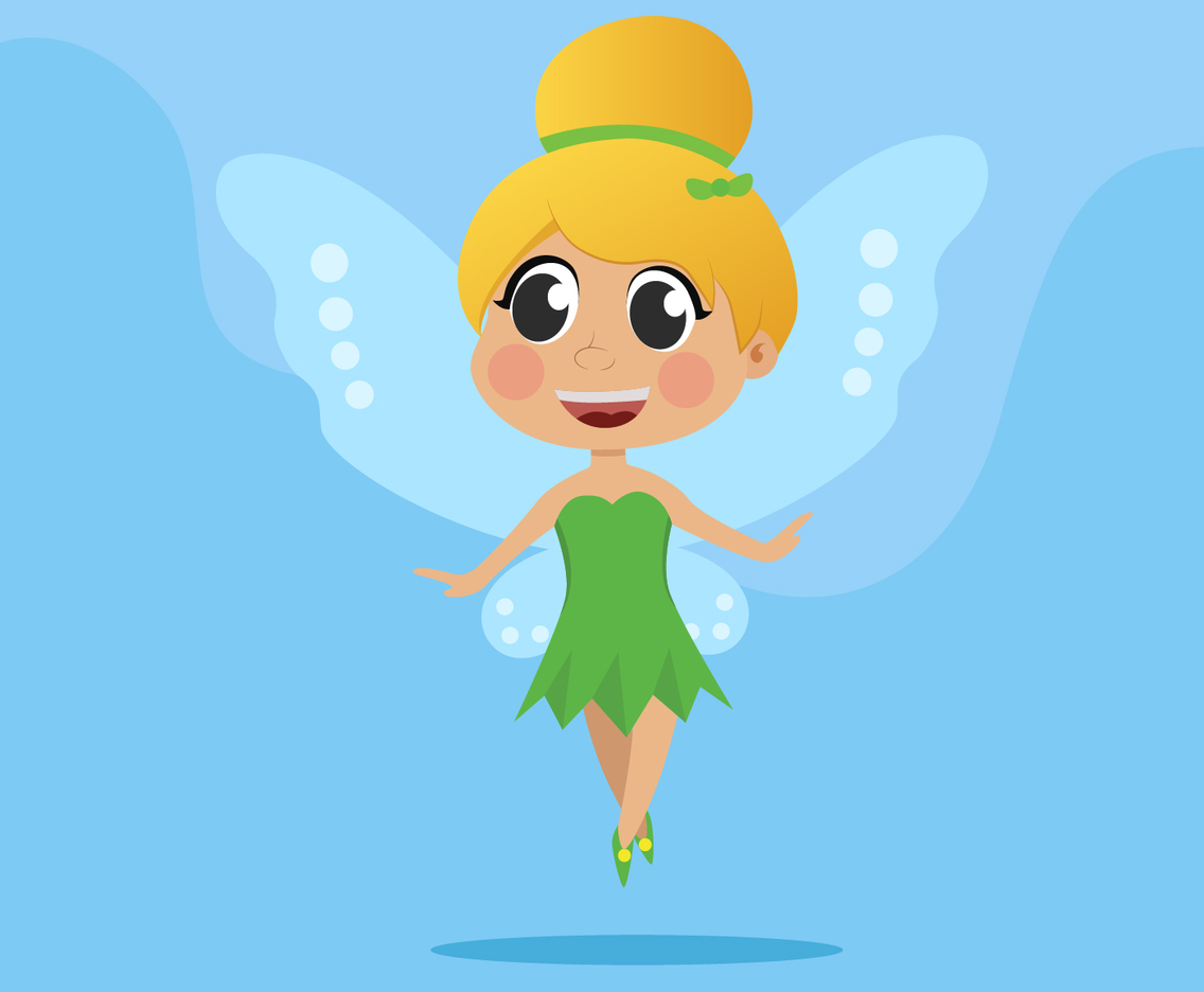 Girl in fairy costume
