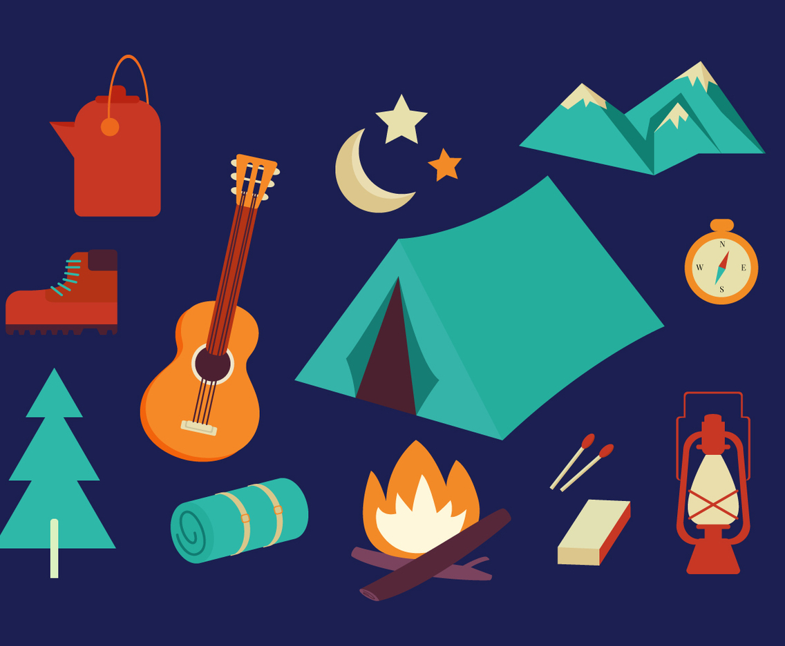 Camping Flat Icon
